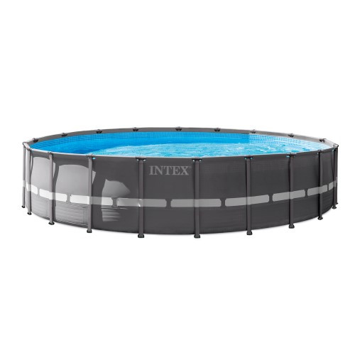 20 Ft Above Ground Pool
 Intex 20 Foot Round Ground Durable Ultra Frame Pool
