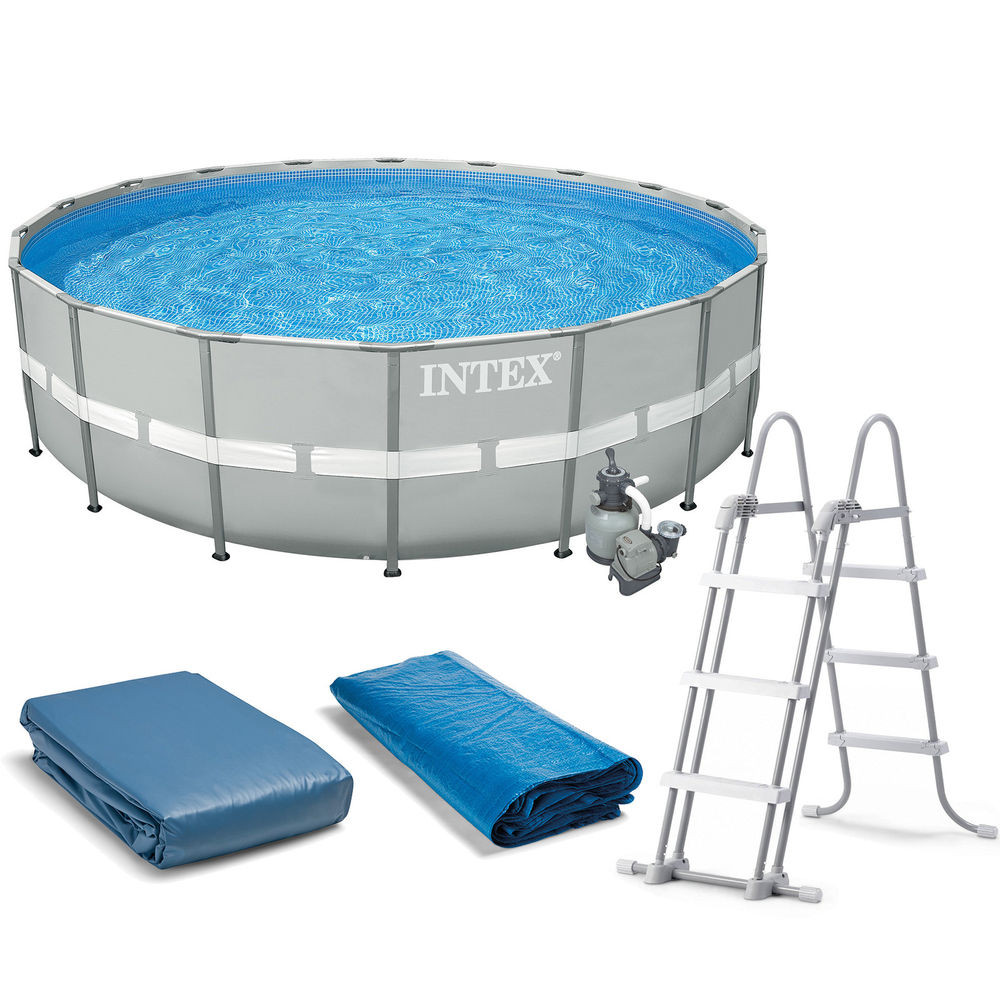 20 Ft Above Ground Pool
 Intex 20 x 52" Ultra Frame Ground Swimming Pool Set