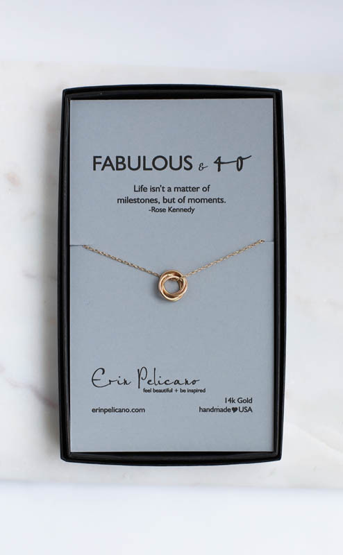 40Th Birthday Gift Ideas For Daughter
 40th Birthday Necklace