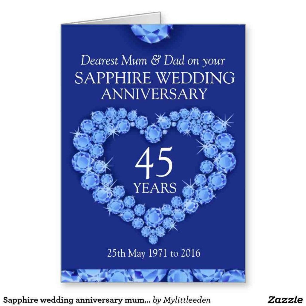 45Th Anniversary Gift Ideas
 45Th Wedding Anniversary Gift Ideas For Parents