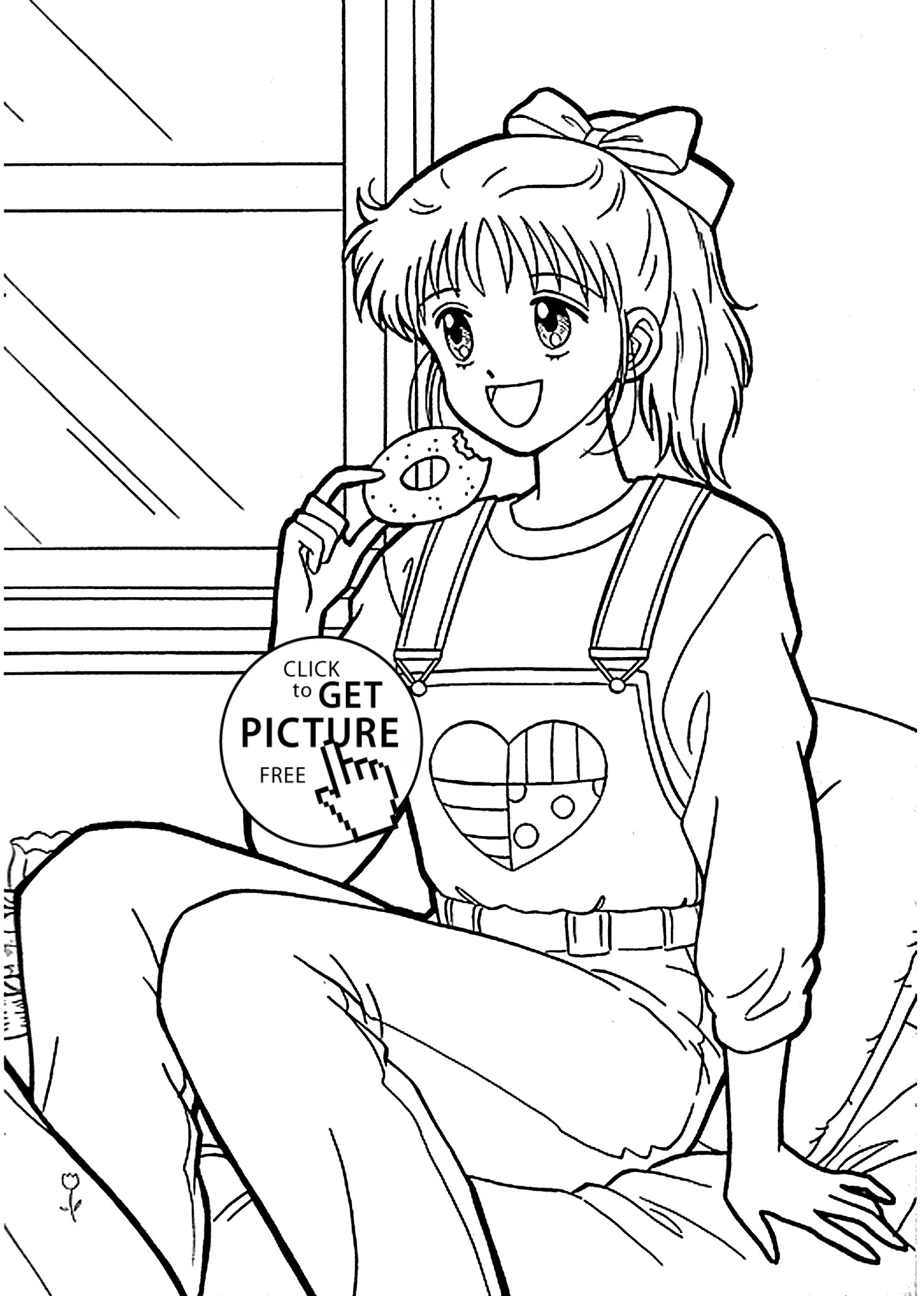 Anime Boys Coloring Pages
 Miki from Marmalade boy coloring pages for kids printable