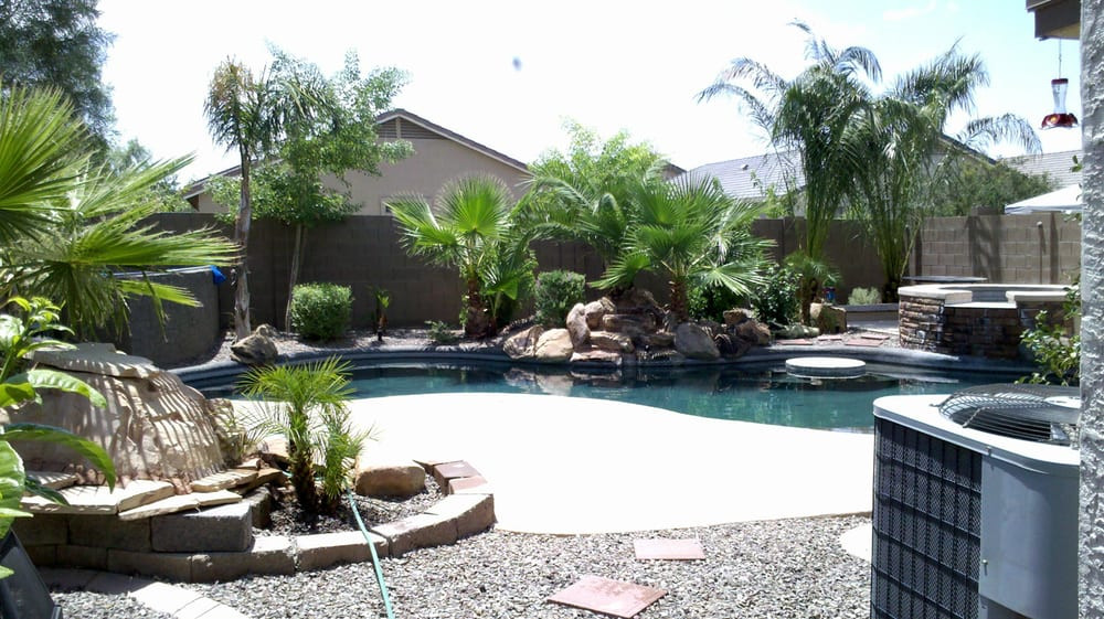 Arizona Landscape Design
 Arizona backyard landscape design with pool Yelp