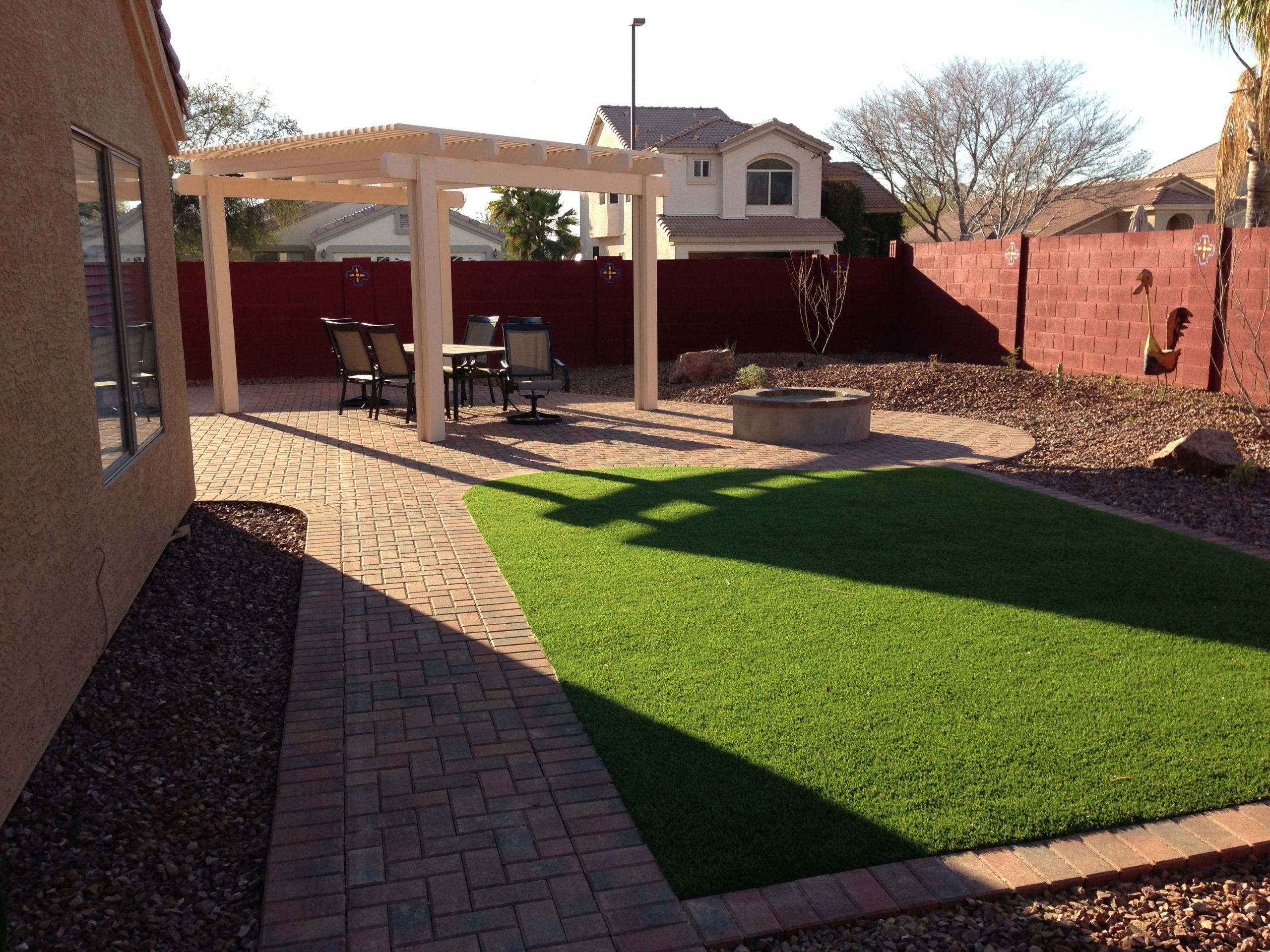 Arizona Landscape Design
 Maintenance Free Arizona Backyard Landscape