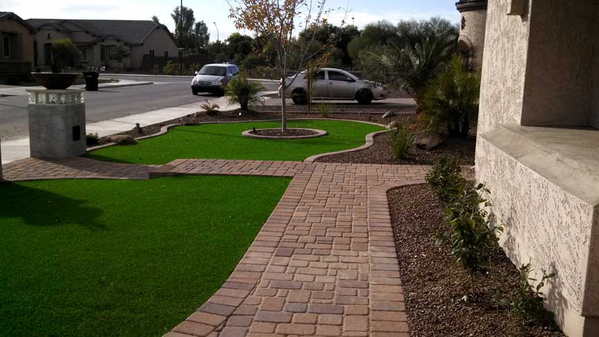 Arizona Landscape Design
 Synthetic Grass Artificial Putting Greens custom design