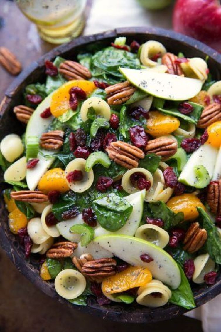 Autumn Crunch Pasta Salad
 30 Crazy Delicious Vegan Thanksgiving Dinner Recipes Main