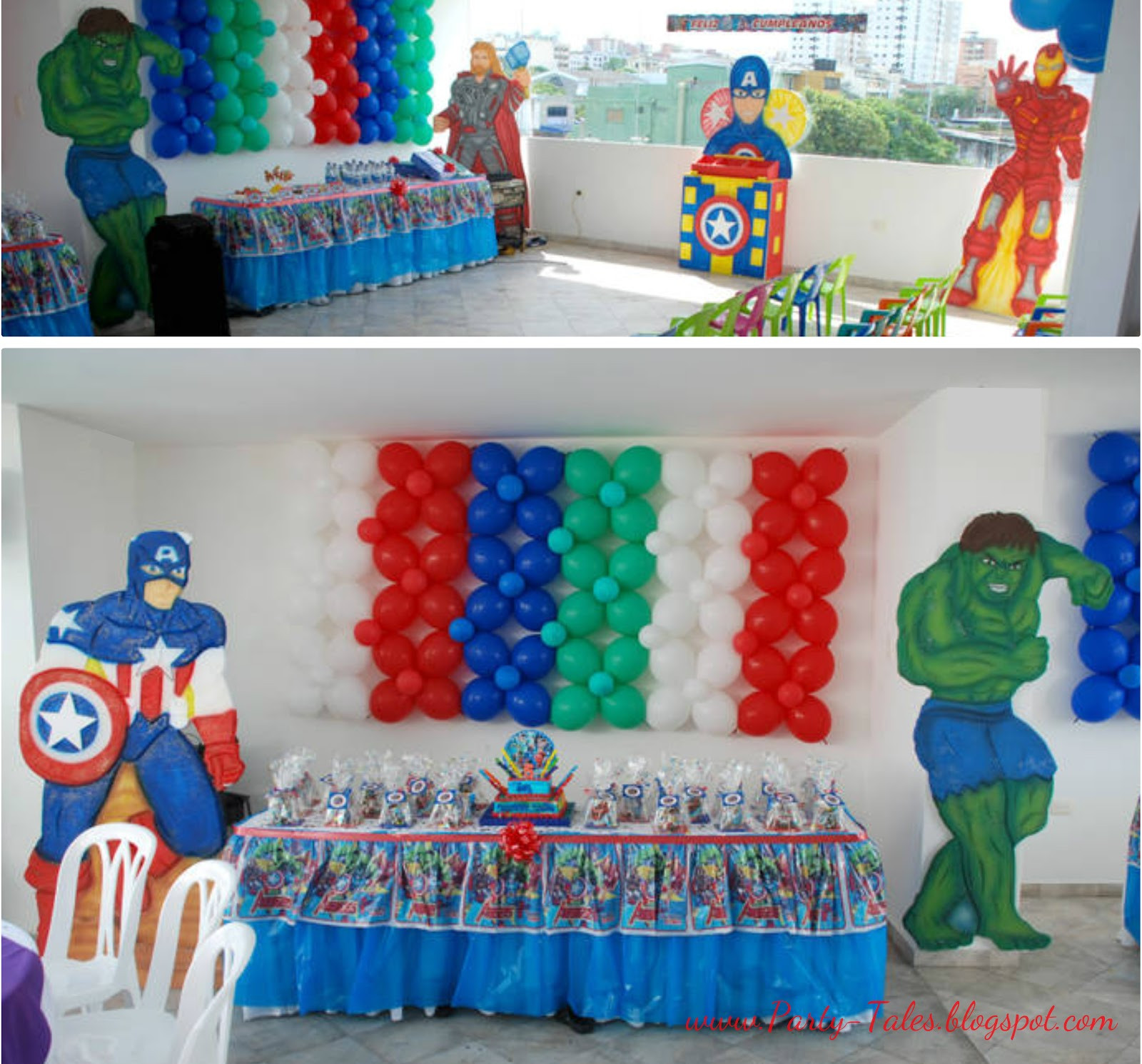 Avengers Birthday Party Decorations
 Party Tales Birthday Party The Avengers