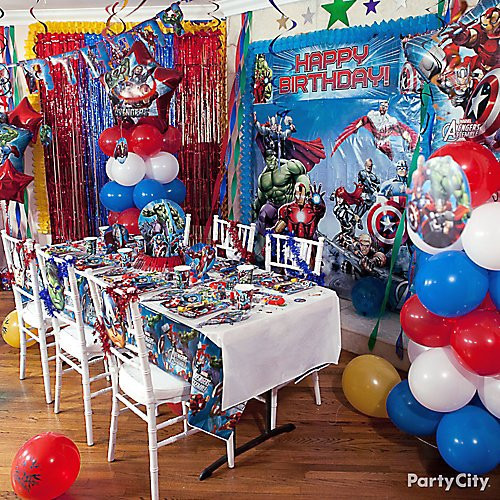 Avengers Birthday Party Decorations
 Avengers Party Ideas