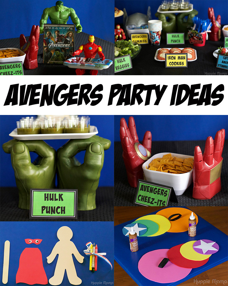 Avengers Birthday Party Decorations
 Avengers Party Ideas for Boys & Girls Our Potluck Family