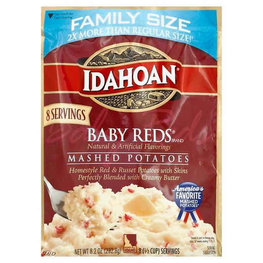 Baby Reds Mashed Potatoes
 Idahoan Baby Reds Mashed Potatoes Family Size 8 2oz Tar