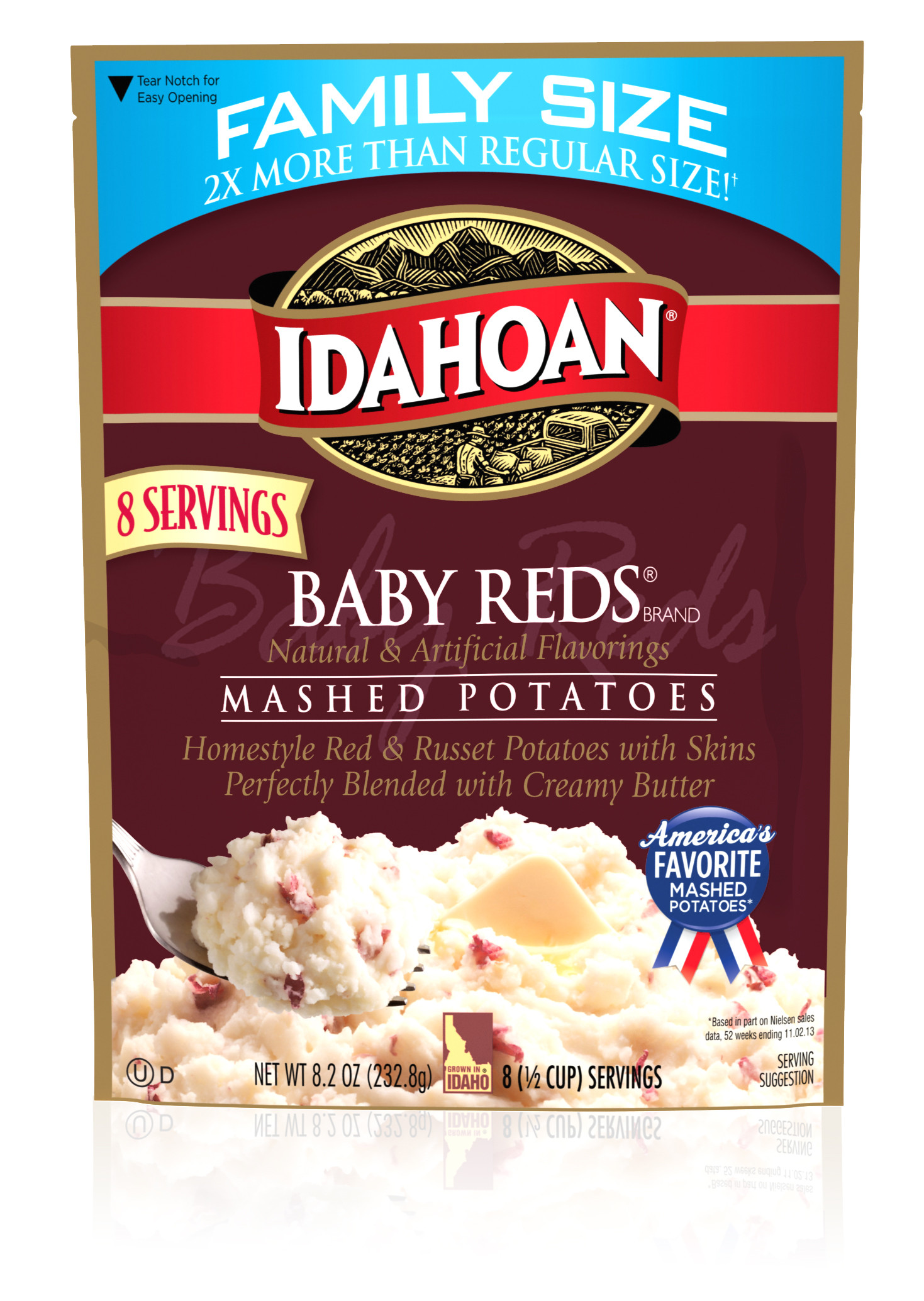 Baby Reds Mashed Potatoes
 Baby Reds Flavored Mashed Potatoes Product Information