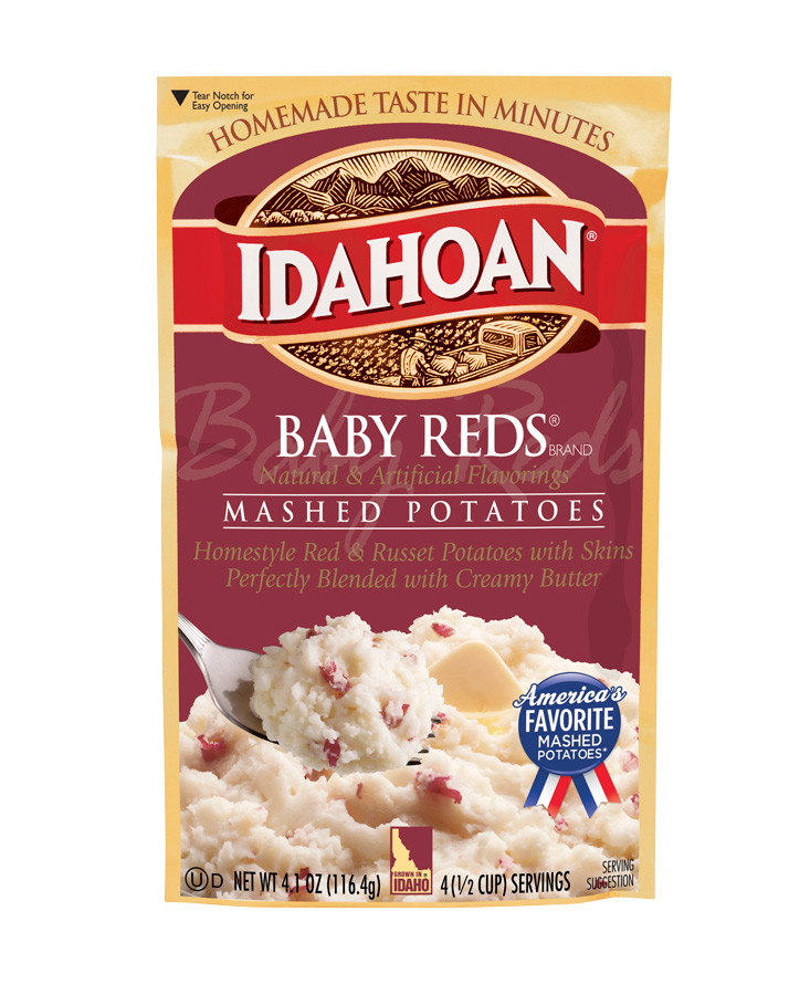 Baby Reds Mashed Potatoes
 Baby Reds Flavored Mashed Potatoes Product Information