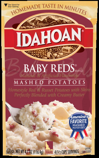 Baby Reds Mashed Potatoes
 Baby Reds Mashed Potatoes Idahoan Mashed Potatoes