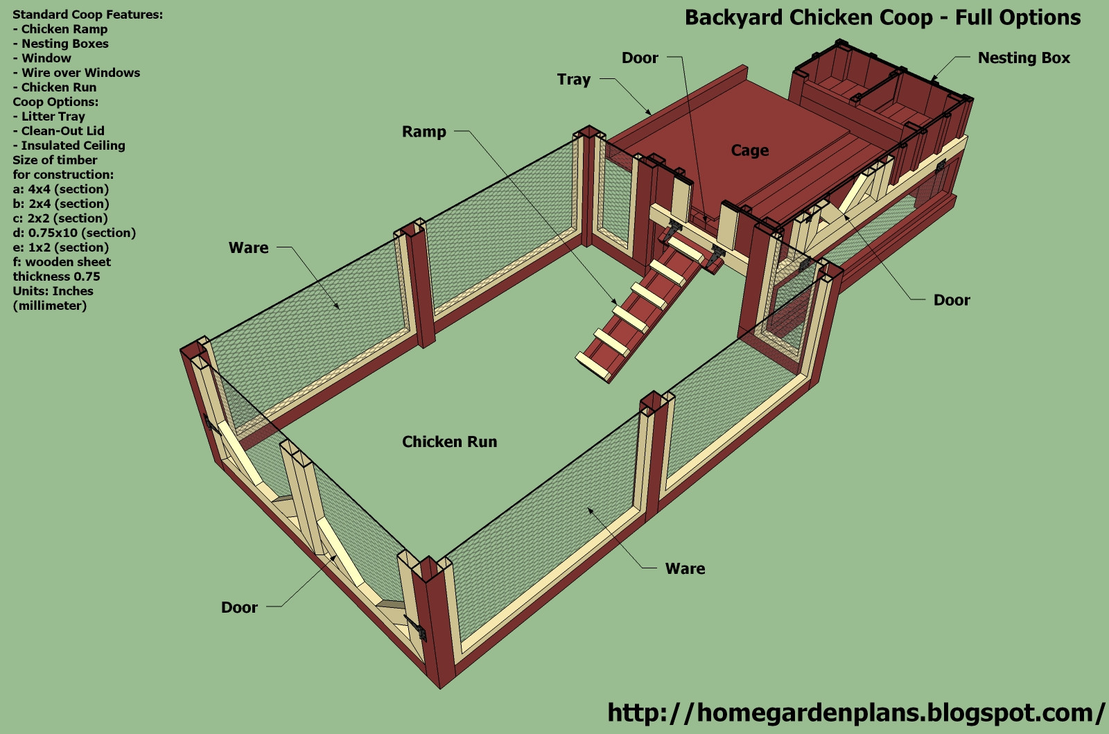 Backyard Chicken Coop Plans Free
 New Plan Topic Plans for large chicken coop