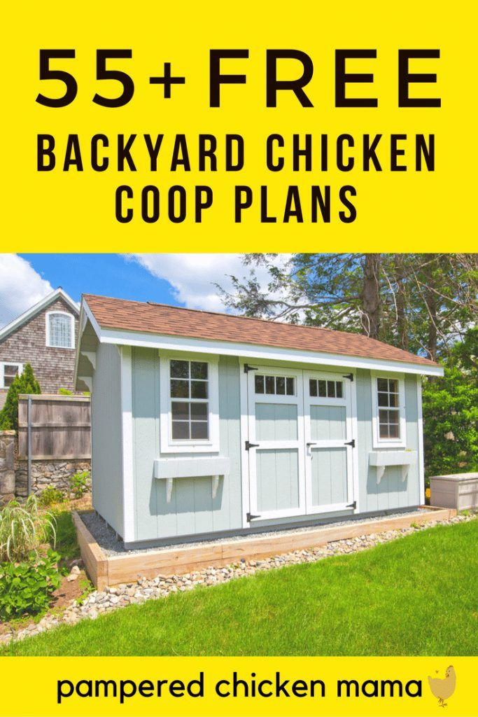 Backyard Chicken Coop Plans Free
 55 DIY Chicken Coop Plans For Free