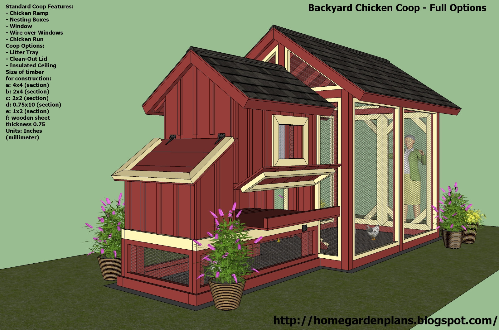 Backyard Chicken Coop Plans Free
 home garden plans S101 Chicken Coop Plans Construction