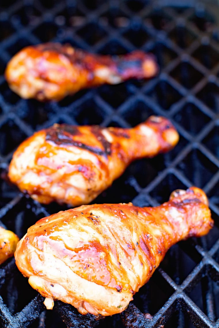 Barbecue Chicken Legs
 Grilled BBQ Chicken Drumsticks Gimme Some Grilling
