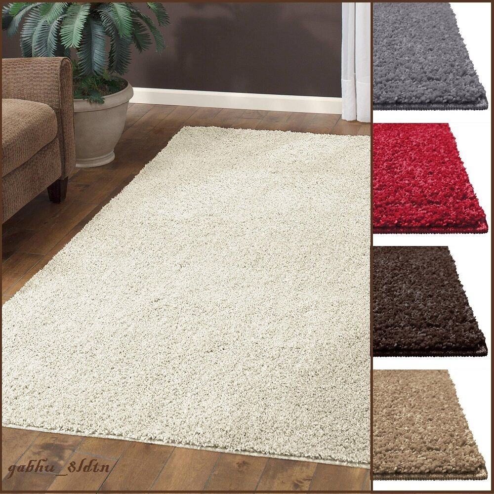 Big Rugs For Living Room
 New Shag Area Rug Thick And Soft Home Big Plush Carpet