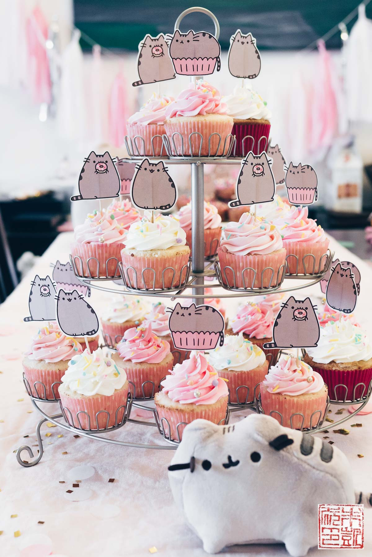 Birthday Cake Bakery
 Pusheen Birthday Party for a 4 Year Old Dessert First