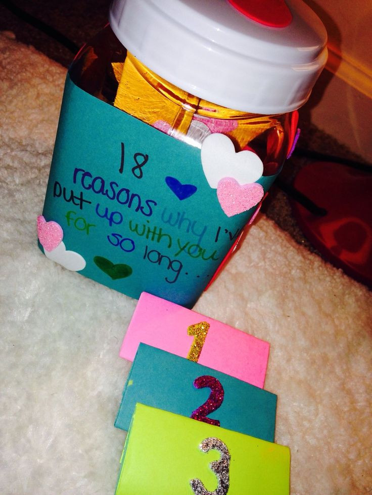 Birthday Gift Ideas For A Girlfriend
 Doing this for my boyfriends 19th birthday but with 19