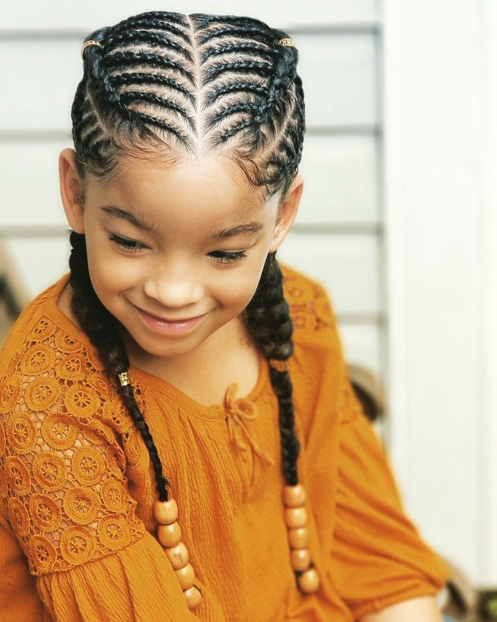 Black Toddler Braided Hairstyles
 Kid cornrows kid hairstyles BraidsByTeshia Instagram