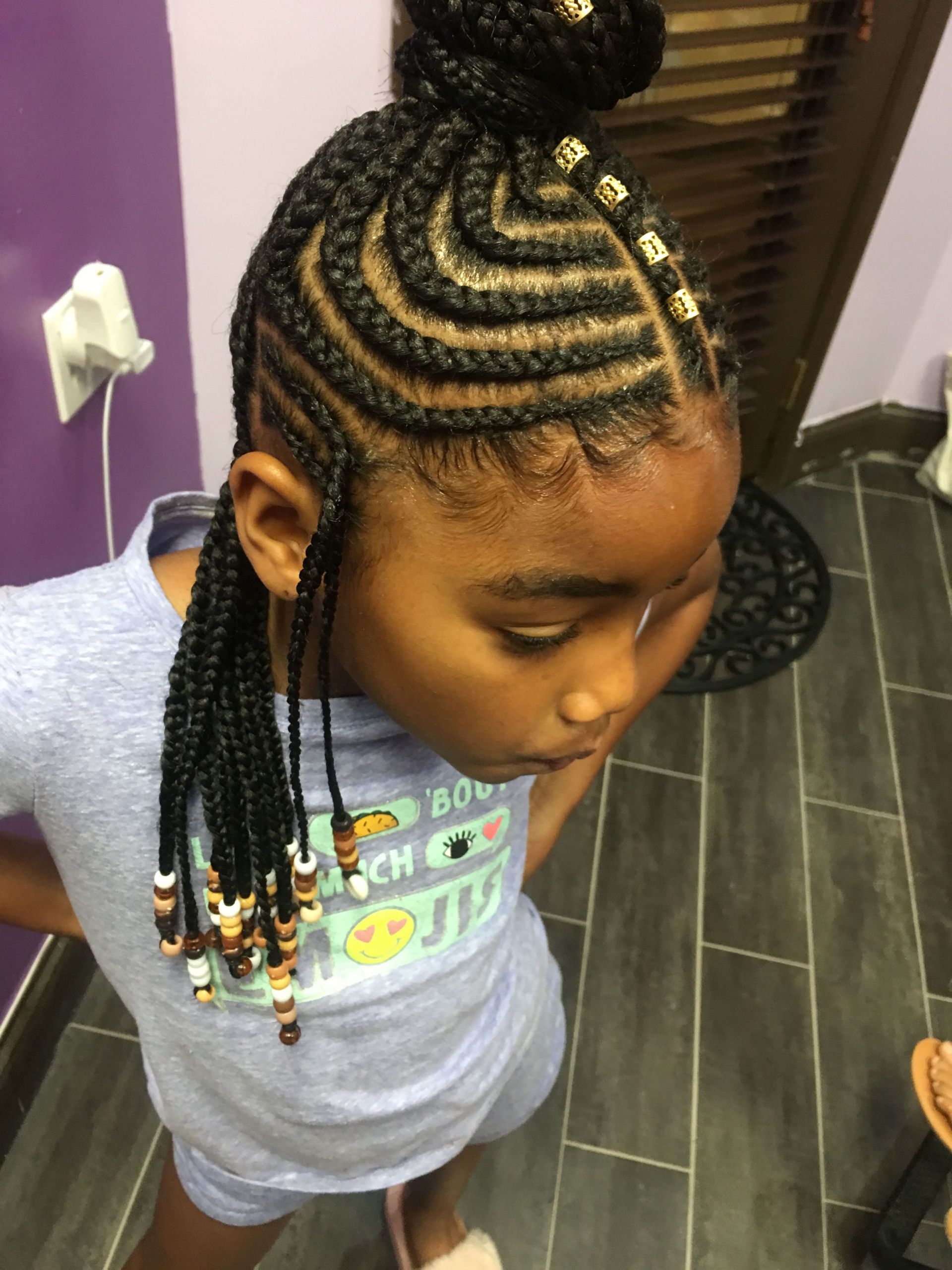 Black Toddler Braided Hairstyles
 Kids Tribal Braids by shugabraids Twist