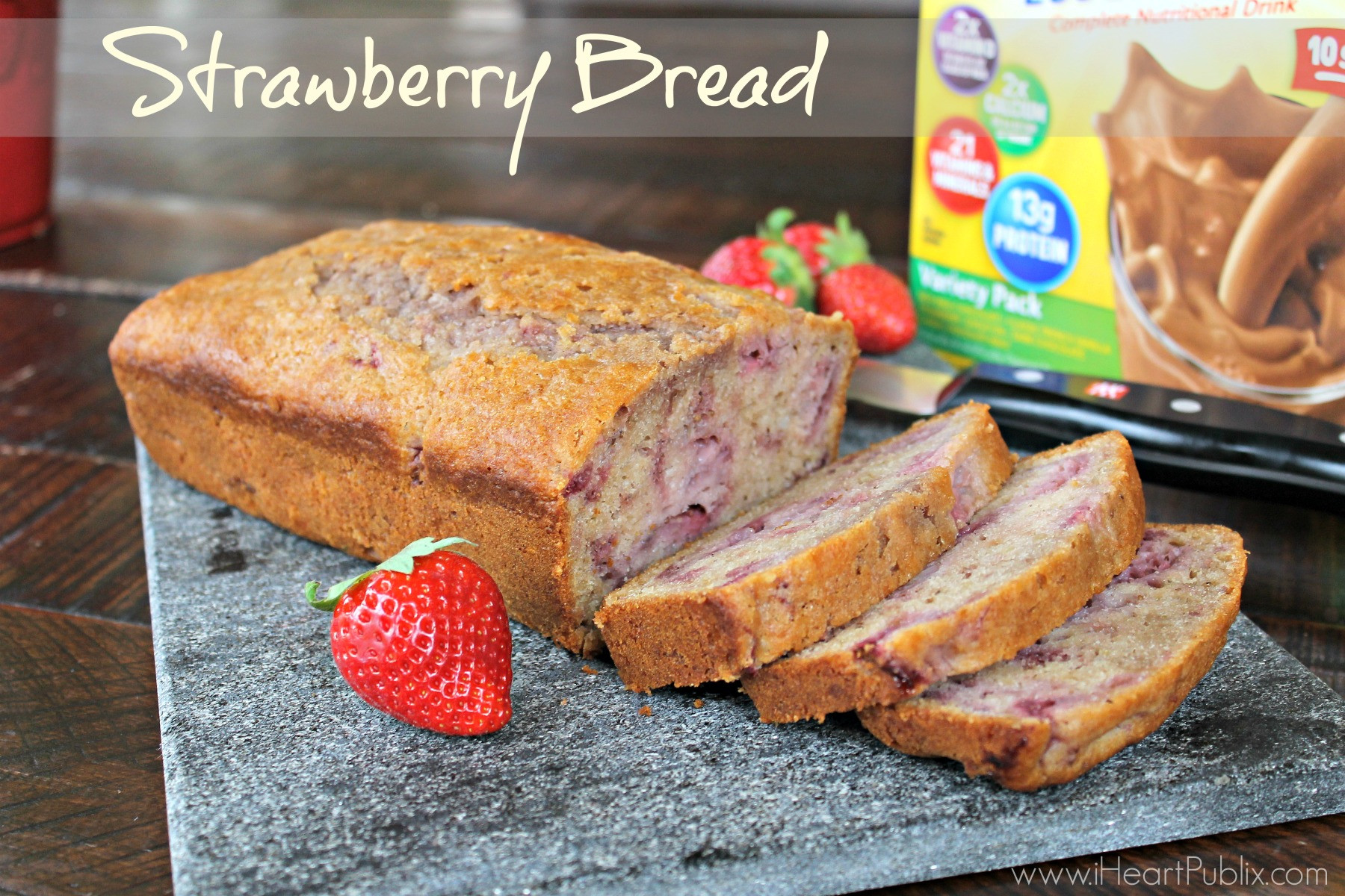Bread And Breakfast
 Strawberry Breakfast Bread Delicious Recipe Made With