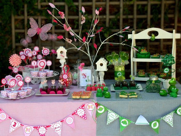 Brother And Sister Birthday Party Ideas
 My Kids Joint Butterfly & Frog Garden Birthday Party