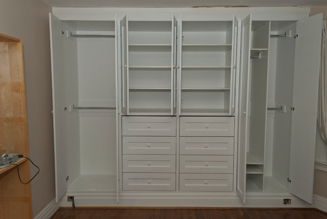 Built In Bedroom Cabinet
 High Park two built in closets Contemporary Bedroom