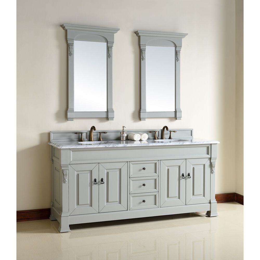 Cabinets To Go Bathroom Vanities
 72 Inch Double Sink Vanity in Grey