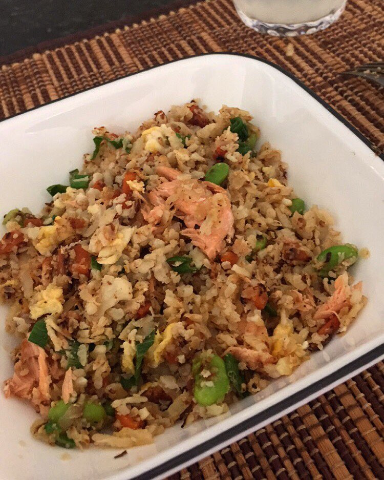 Calories In Pork Fried Rice
 Cauliflower "Fried Rice" Directions calories nutrition