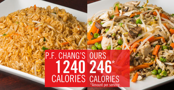 Calories In Pork Fried Rice
 Chain Restaurant Favorites Get a Healthy Makeover P F
