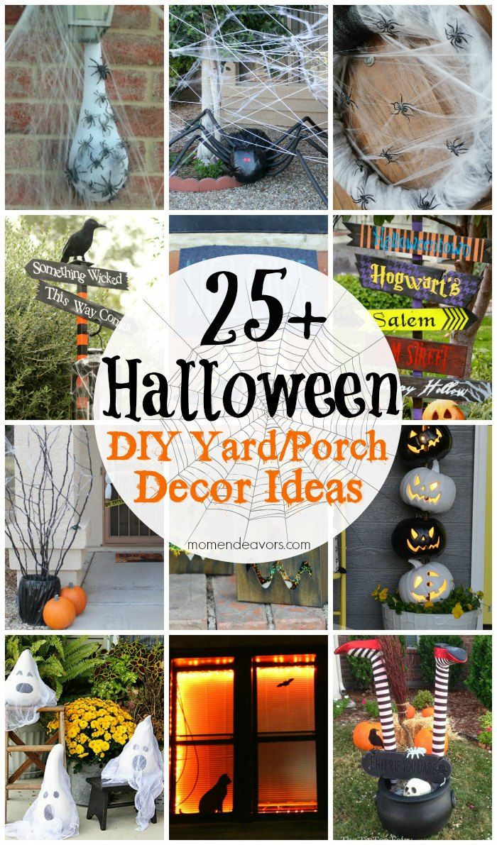 Cheap DIY Outdoor Halloween Decorations
 25 DIY Halloween Outdoor Decor Ideas