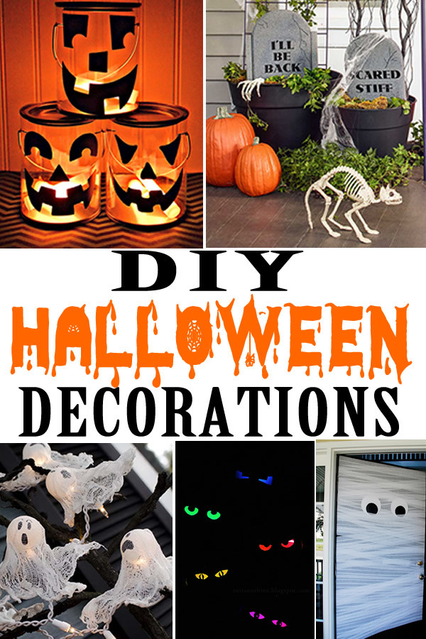 Cheap DIY Outdoor Halloween Decorations
 DIY Halloween Decorations