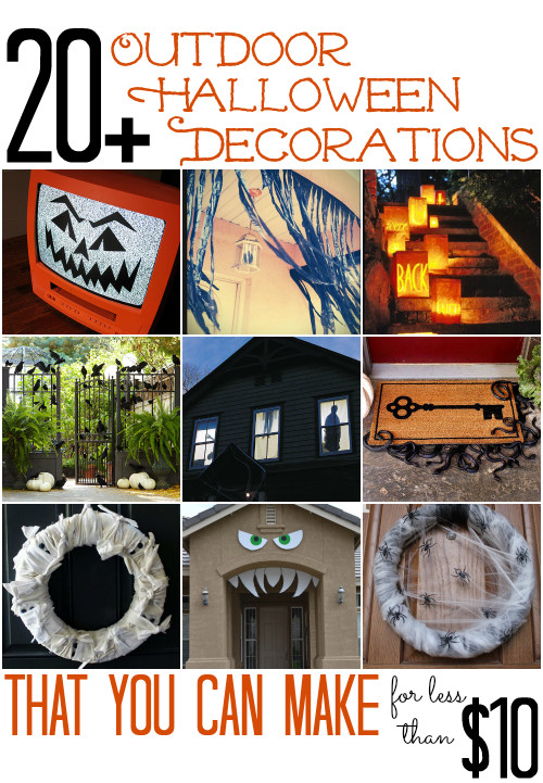 Cheap DIY Outdoor Halloween Decorations
 All Cheap Crafts 20 Outdoor Halloween Decorations