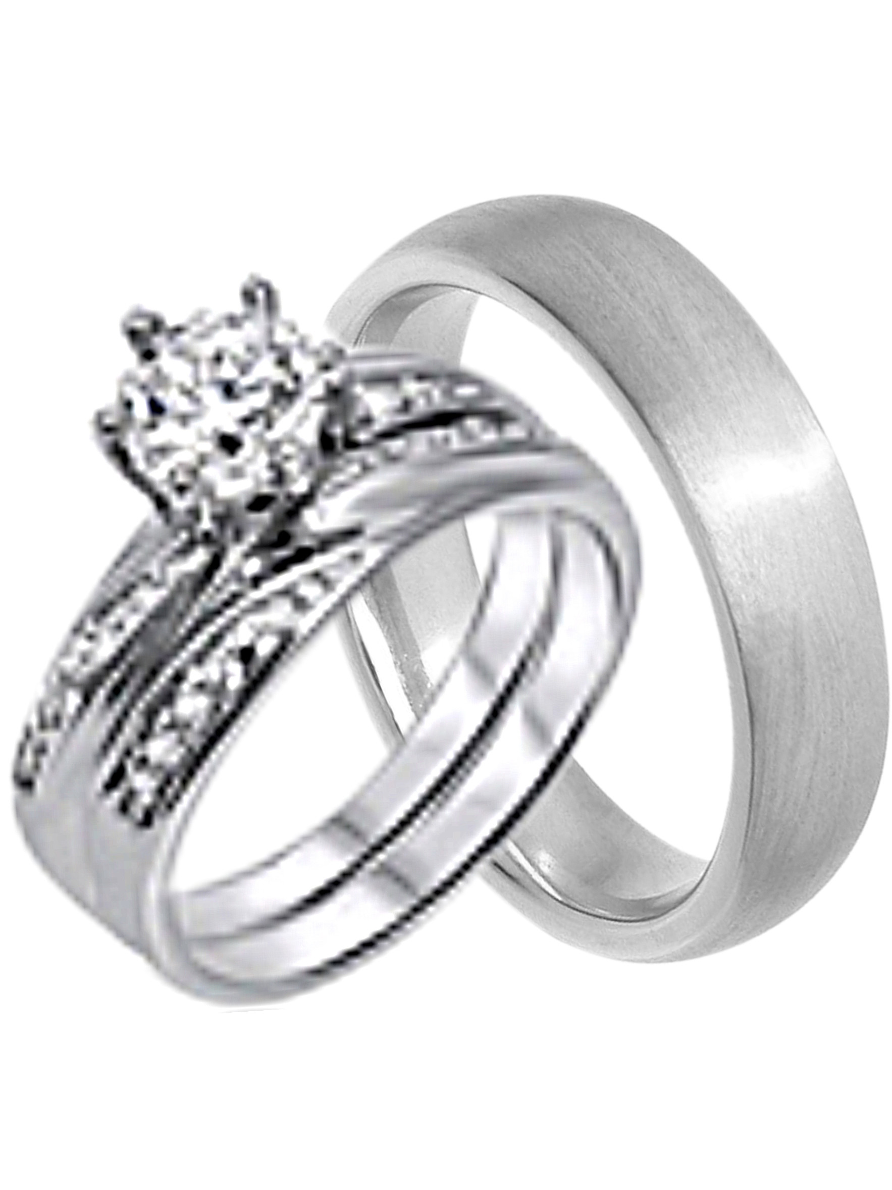 Cheap Wedding Rings For Him And Her
 His and Hers Wedding Ring Set Cheap Wedding Bands for Him