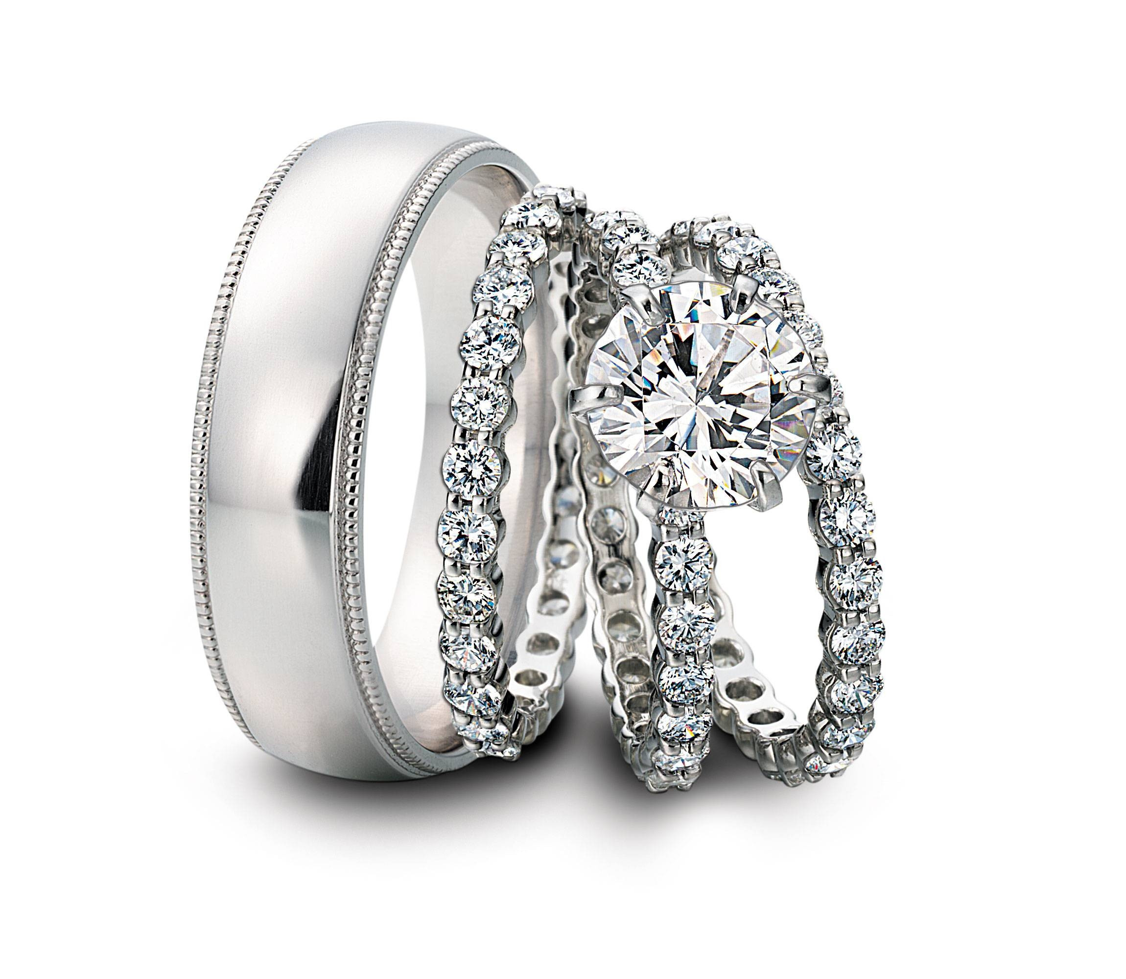 Cheap Wedding Rings For Him And Her
 15 Inspirations of Cheap Wedding Bands Sets His And Hers