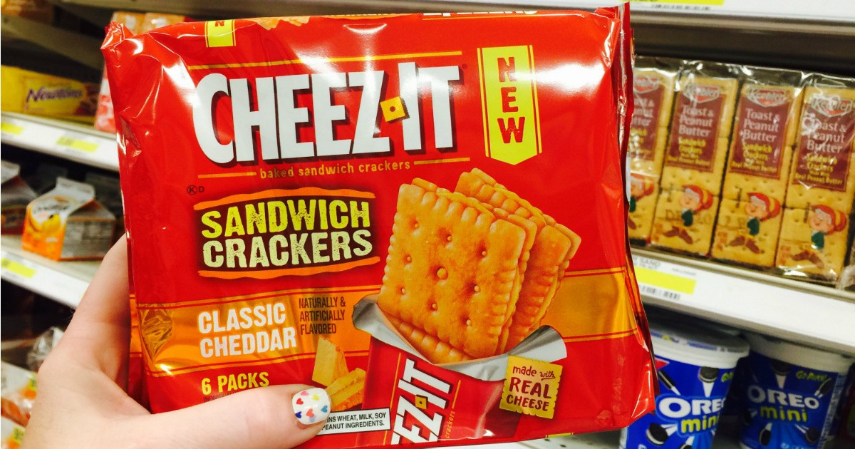 Cheez It Sandwich Crackers
 Tar Cheez It Sandwich Crackers 6 Pack ly $1 49