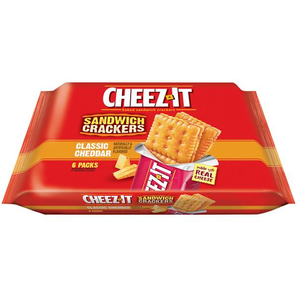 Cheez It Sandwich Crackers
 Cheez It Classic Cheddar Sandwich Crackers