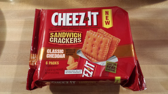 Cheez It Sandwich Crackers
 April 2017 – GODs Team Be encouraged