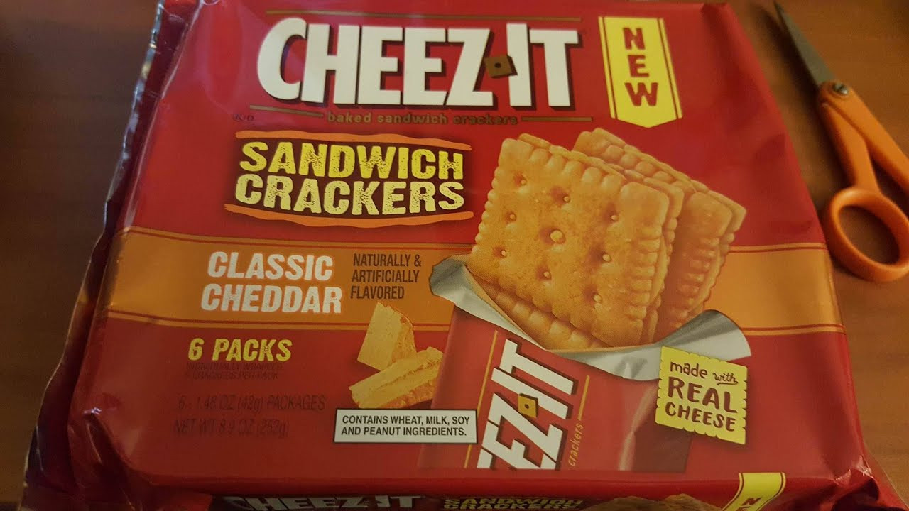 Cheez It Sandwich Crackers
 Cheez It Sandwich Crackers Review WE Shorts