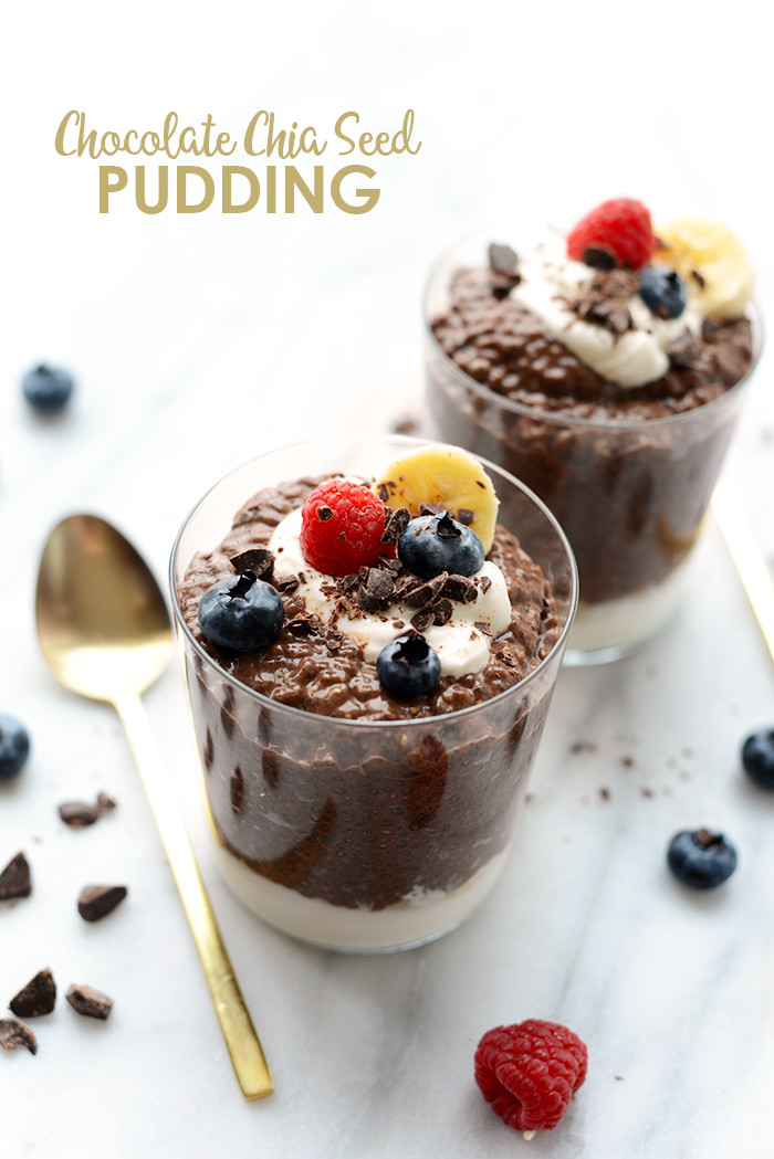 Chia Seed Dessert
 Chocolate Chia Seed Pudding Fit Foo Finds