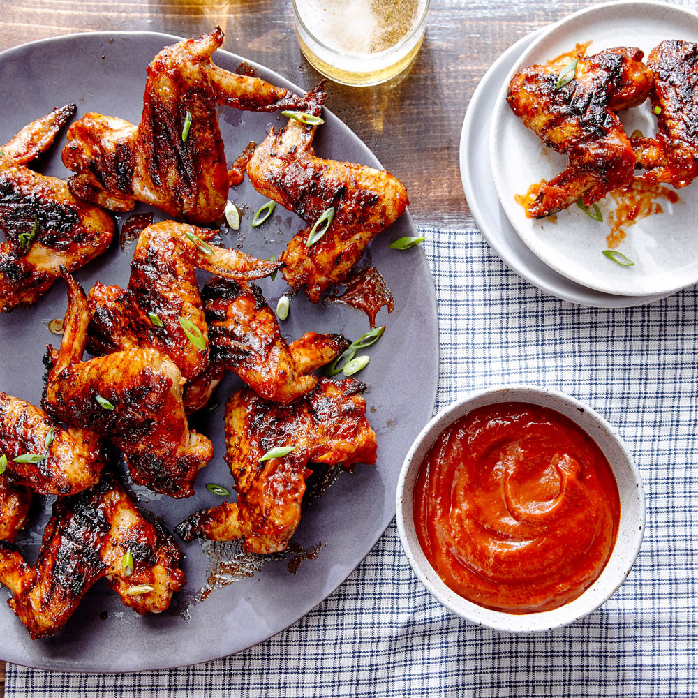 Chicken Bbq Sauce
 Grilled Chicken Wings & Tamarind Chipotle Barbecue Sauce