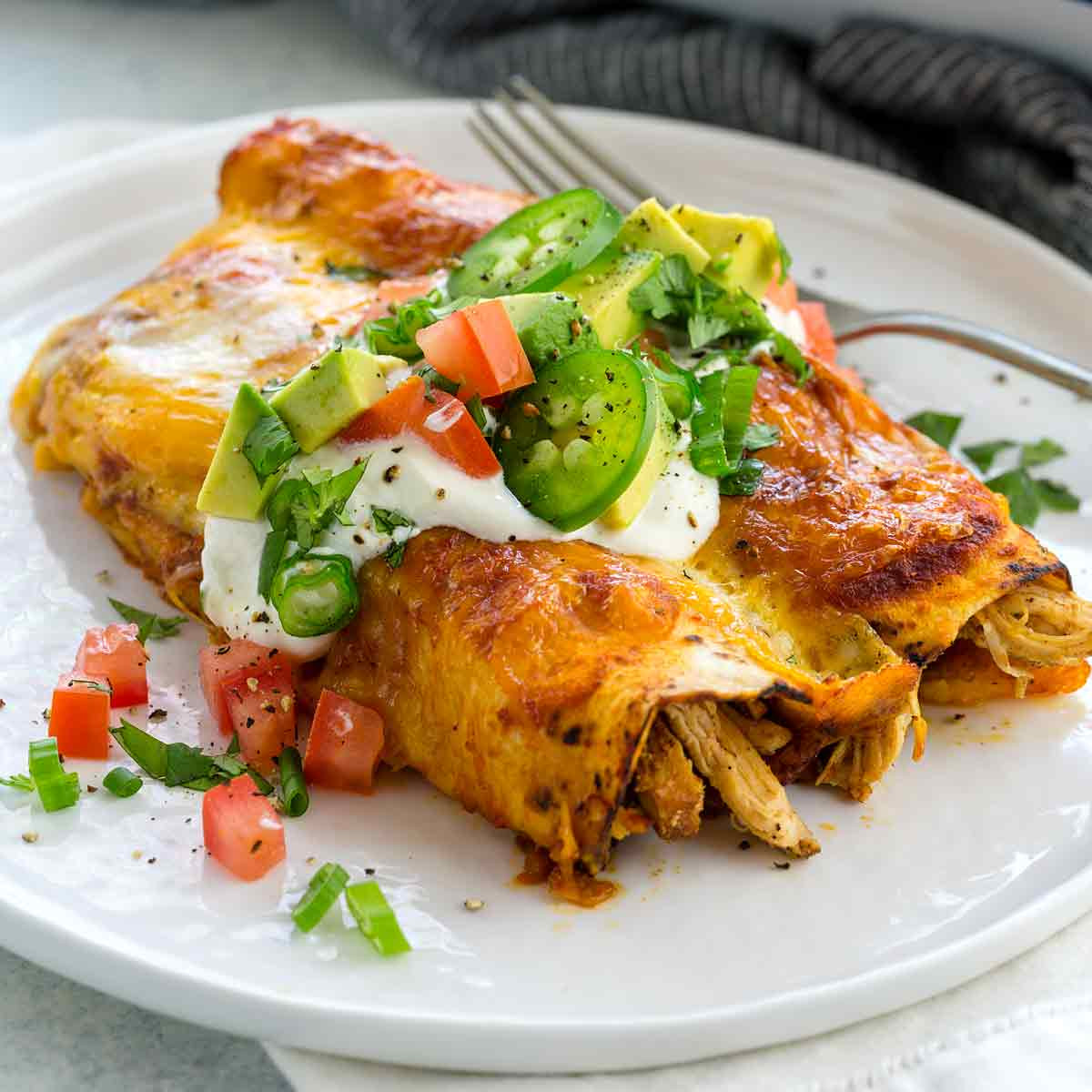 Chicken Enchiladas For Two
 Chicken Enchiladas Recipe Jessica Gavin