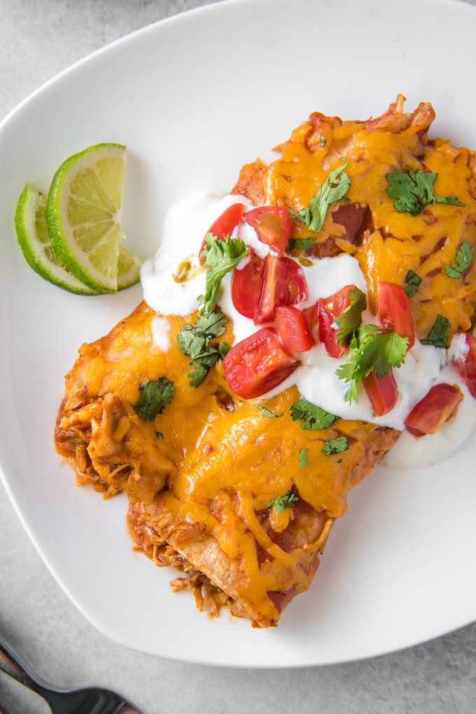 Chicken Enchiladas For Two
 Chicken Enchiladas Recipe