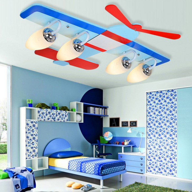 Childrens Bedroom Light
 Modern Attractive Airplane Light Fixture Concept for Kids