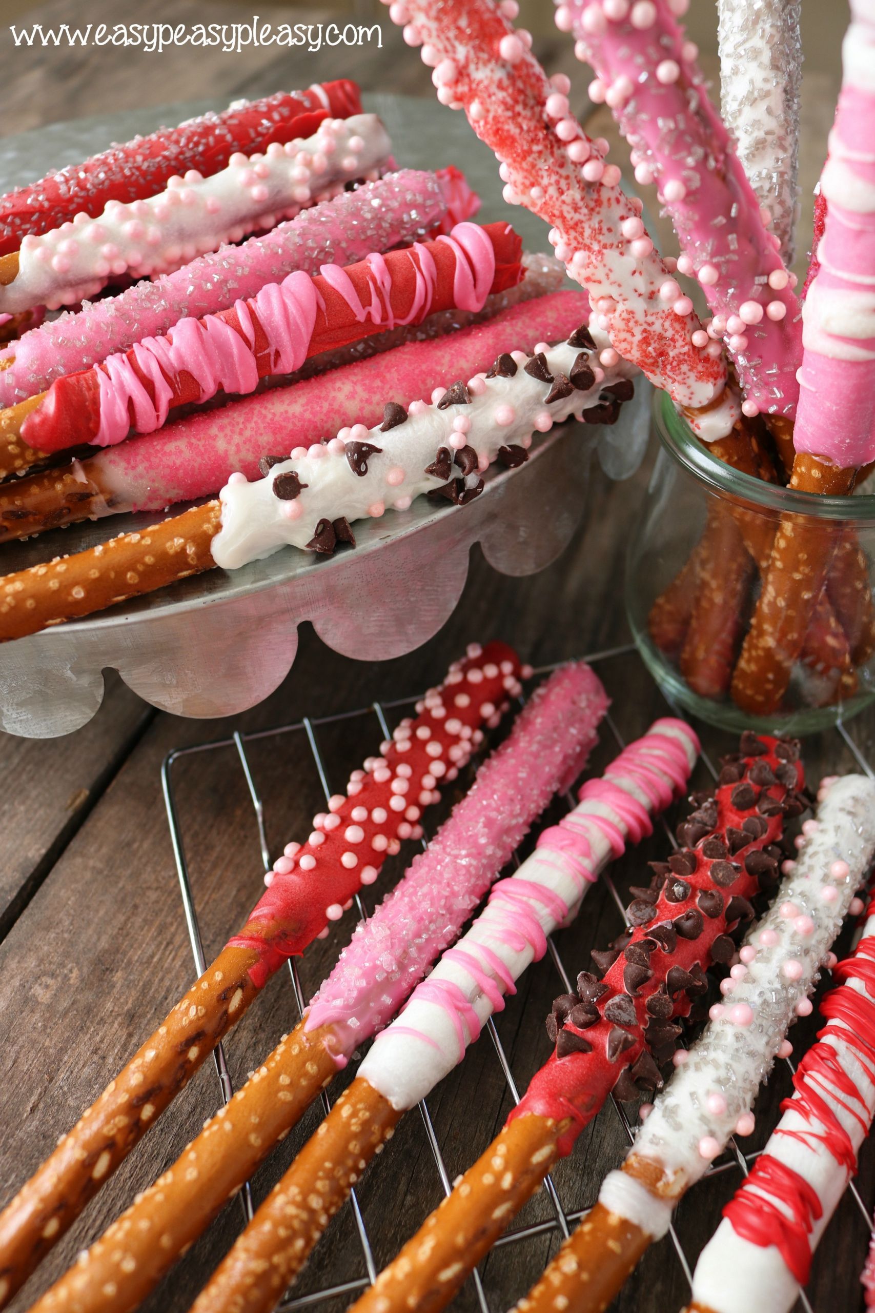 Chocolate Covered Pretzels For Valentine Day
 Make Valentine Day Special with Pretzel Rods Easy Peasy