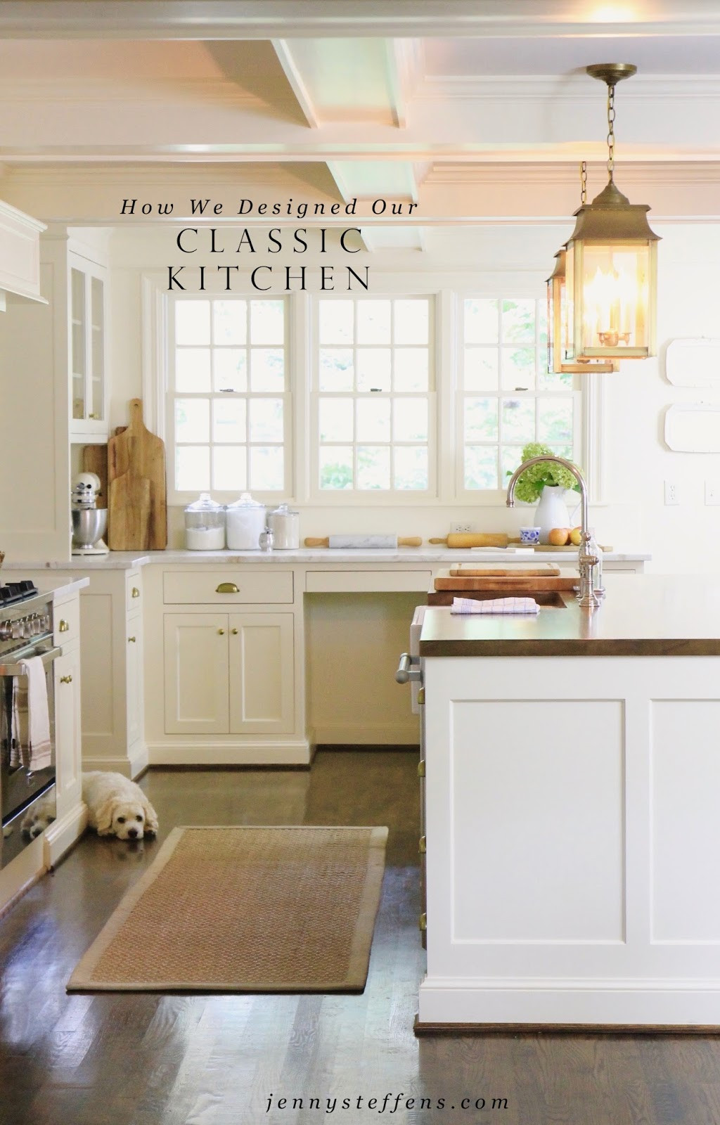 Classic White Kitchen
 Jenny Steffens Hobick Our "Classic" White Kitchen Design