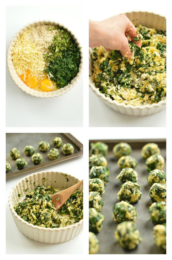 Clean Eating Appetizers
 Easy Spinach balls recipe Healthy gluten free appetizer