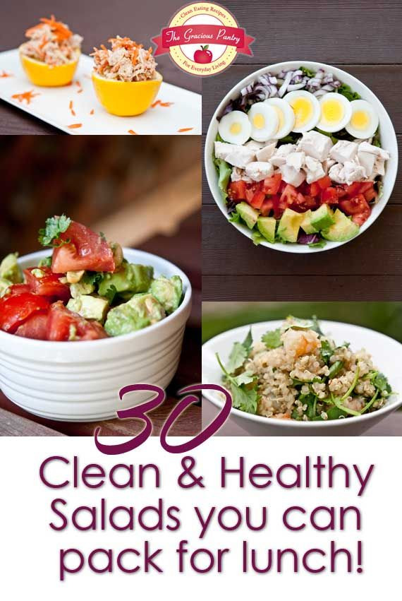 Clean Eating Salad Recipes
 30 Clean Eating Salads You Can Take For Lunch