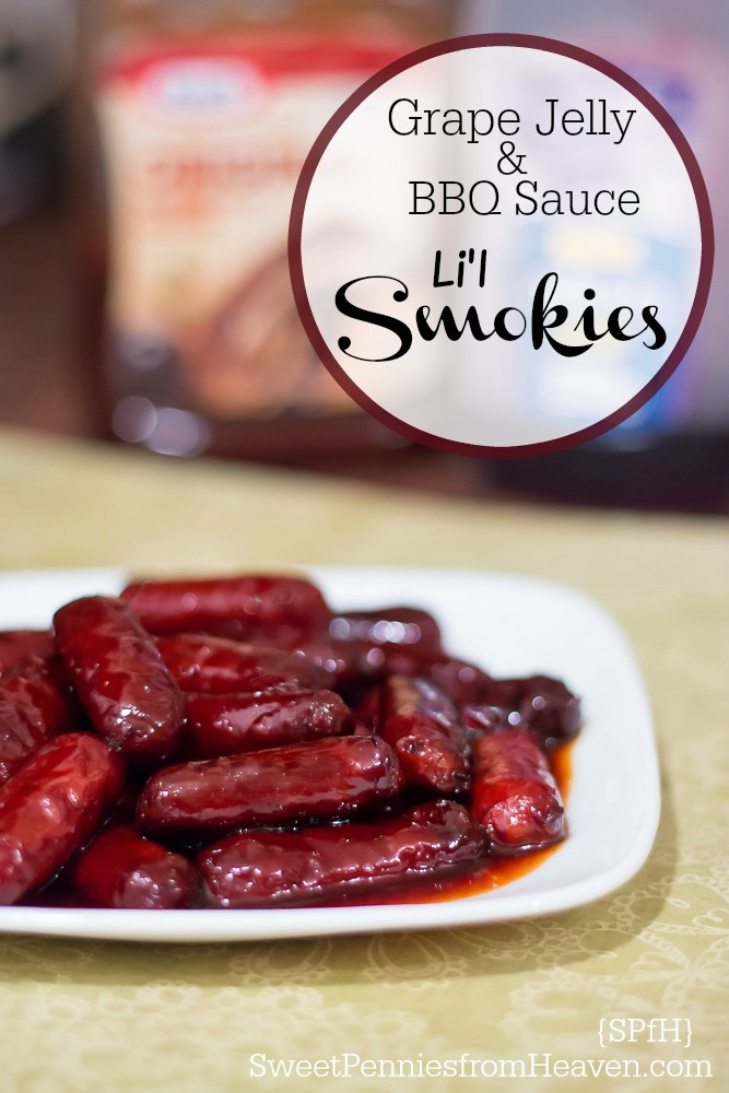 Cocktail Weenies With Grape Jelly And Bbq Sauce
 Grape Jelly and BBQ Sauce Little Smokies Recipe